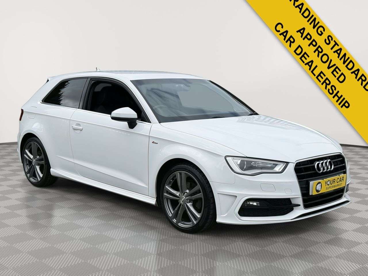 A 2016 AUDI A3 1.4 TFSI CoD S line Hatchback 3dr Petrol Manual Euro 6 (s/s) (Nav) (150 ps) A 2016 AUDI A3 1.4 TFSI CoD S line Hatchback 3dr Petrol Manual Euro 6 (s/s) (Nav) (150 ps)