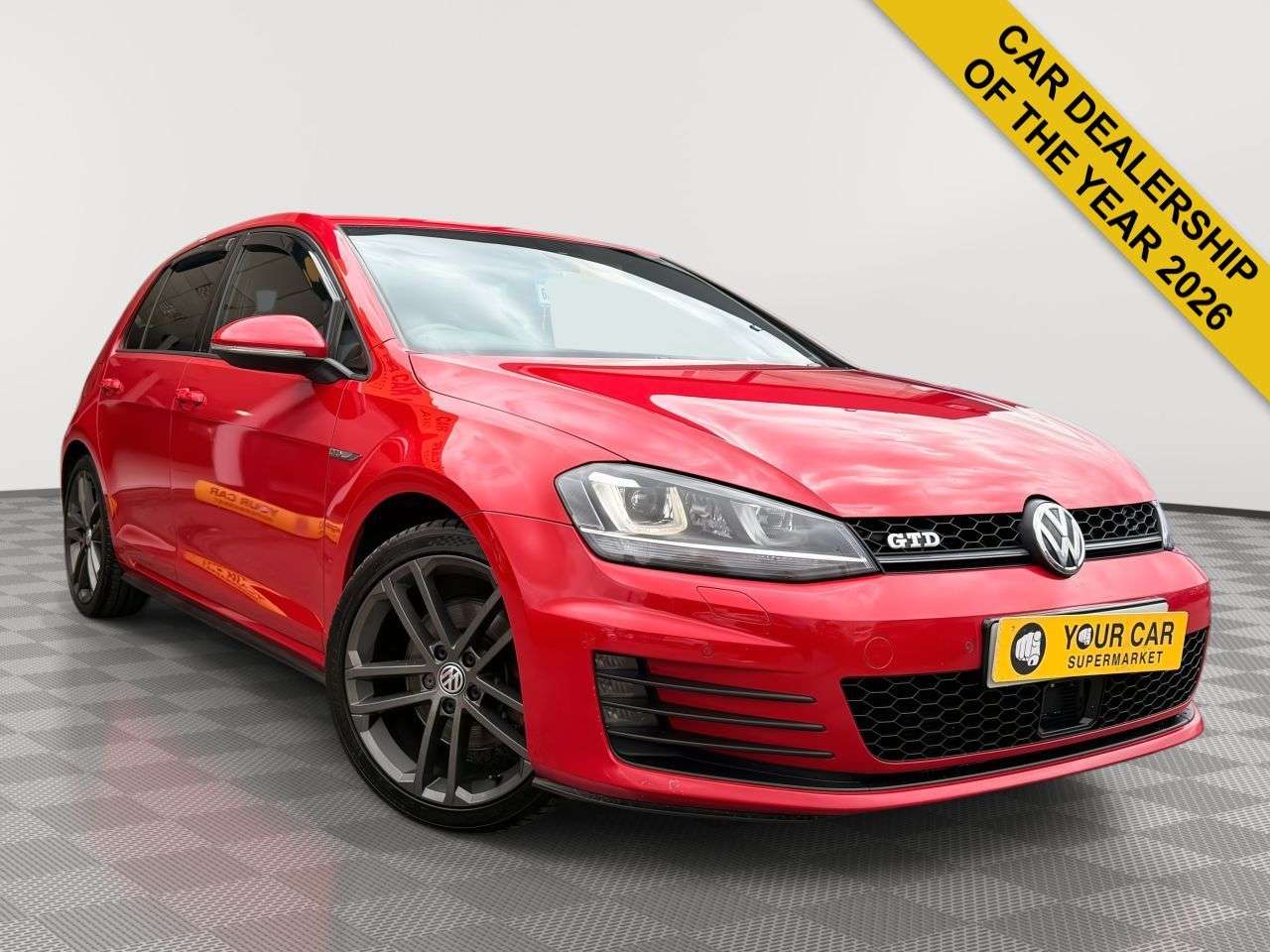 A 2016 VOLKSWAGEN GOLF 2.0 TDI BlueMotion Tech GTD Hatchback 5dr Diesel Manual Euro 6 (s/s) (184 p A 2016 VOLKSWAGEN GOLF 2.0 TDI BlueMotion Tech GTD Hatchback 5dr Diesel Manual Euro 6 (s/s) (184 p