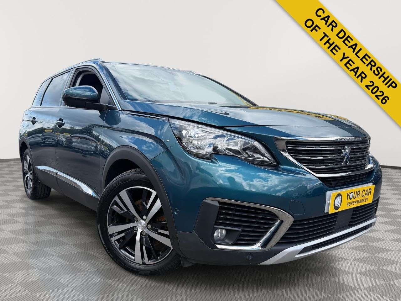 A 2019 PEUGEOT 5008 1.5 BlueHDi Allure SUV 5dr Diesel EAT Euro 6 (s/s) (130 ps) Rear Camera, Ap A 2019 PEUGEOT 5008 1.5 BlueHDi Allure SUV 5dr Diesel EAT Euro 6 (s/s) (130 ps) Rear Camera, Ap