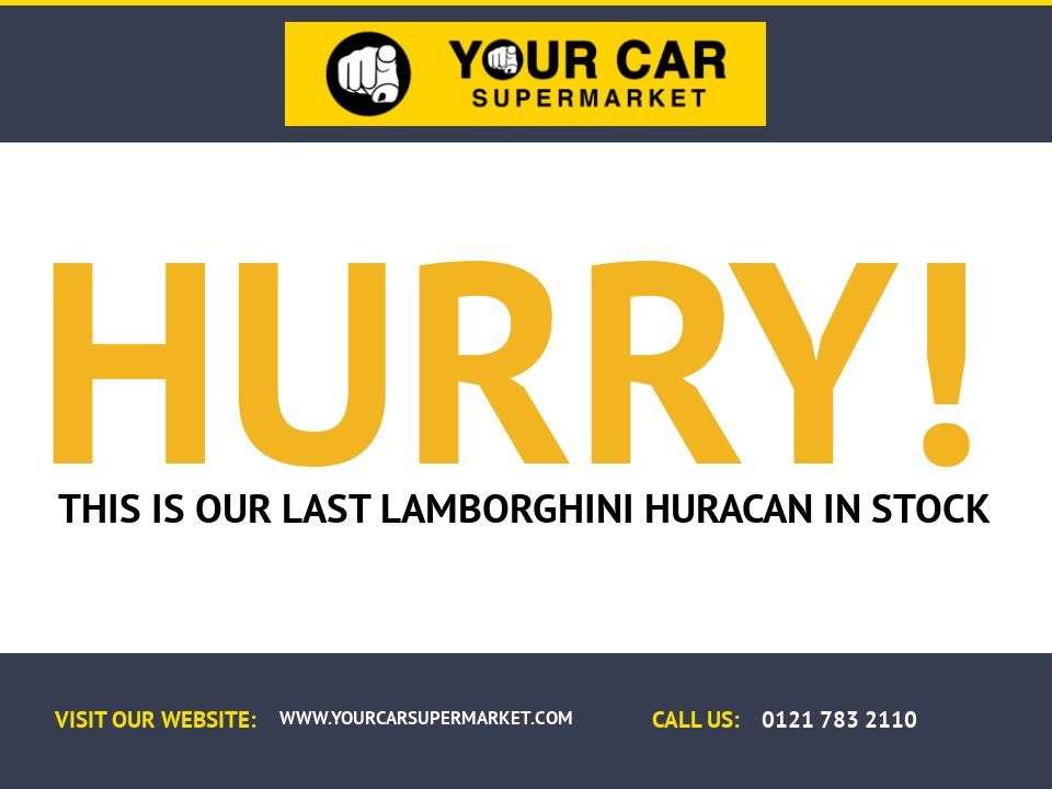 2017 LAMBORGHINI HURACAN 2017 LAMBORGHINI HURACAN