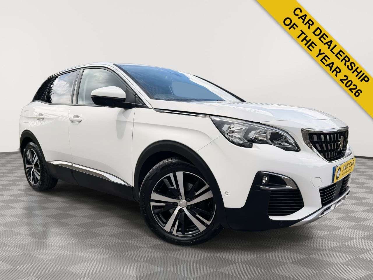 A 2018 PEUGEOT 3008 1.6 BlueHDi Allure SUV 5dr Diesel EAT Euro 6 (s/s) (120 ps) 18in Alloy Whee A 2018 PEUGEOT 3008 1.6 BlueHDi Allure SUV 5dr Diesel EAT Euro 6 (s/s) (120 ps) 18in Alloy Whee