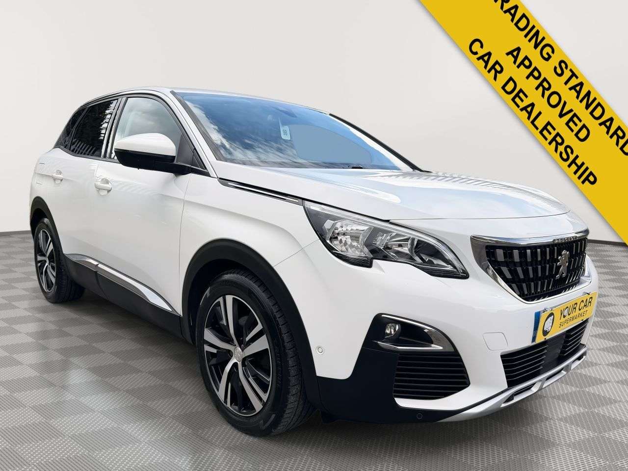 A 2018 PEUGEOT 3008 1.6 BlueHDi Allure SUV 5dr Diesel EAT Euro 6 (s/s) (120 ps) 18in Alloy Whee A 2018 PEUGEOT 3008 1.6 BlueHDi Allure SUV 5dr Diesel EAT Euro 6 (s/s) (120 ps) 18in Alloy Whee