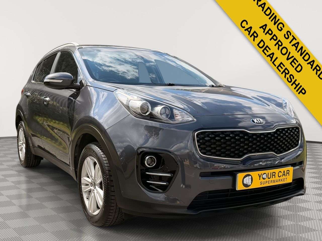 A 2017 KIA SPORTAGE 1.6 GDi 2 SUV 5dr Petrol Manual Euro 6 (s/s) (130 bhp) A 2017 KIA SPORTAGE 1.6 GDi 2 SUV 5dr Petrol Manual Euro 6 (s/s) (130 bhp)
