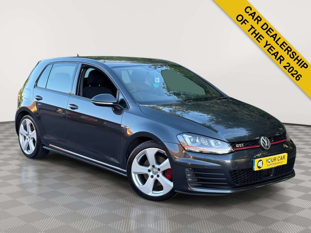 A 2016 VOLKSWAGEN GOLF 2.0 TSI BlueMotion Tech GTI Hatchback 5dr Petrol Manual Euro 6 (s/s) (220 p A 2016 VOLKSWAGEN GOLF 2.0 TSI BlueMotion Tech GTI Hatchback 5dr Petrol Manual Euro 6 (s/s) (220 p