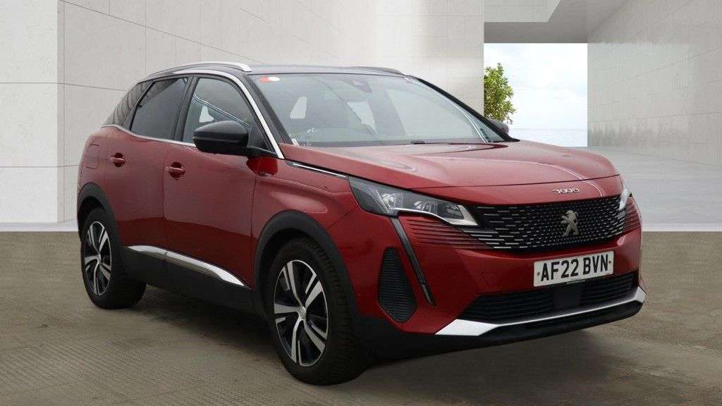 A 2022 PEUGEOT 3008 1.6 13.2kWh GT SUV 5dr Petrol Plug-in Hybrid e-EAT Euro 6 (s/s) (225 ps) A 2022 PEUGEOT 3008 1.6 13.2kWh GT SUV 5dr Petrol Plug-in Hybrid e-EAT Euro 6 (s/s) (225 ps)