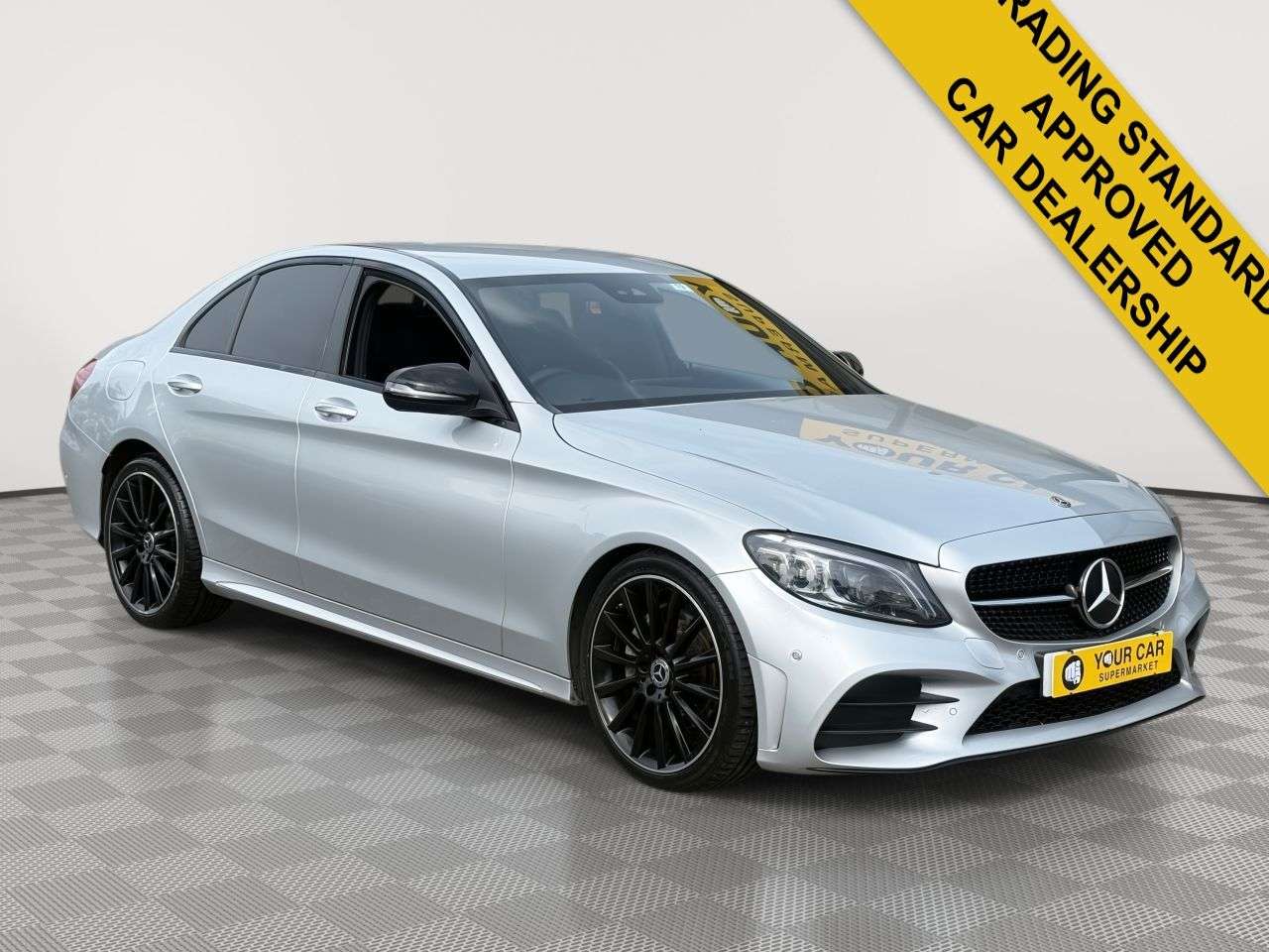 A 2021 MERCEDES-BENZ C CLASS 2.0 C220d AMG Line Night Edition (Premium) Saloon 4dr Diesel G-Tronic+ Euro A 2021 MERCEDES-BENZ C CLASS 2.0 C220d AMG Line Night Edition (Premium) Saloon 4dr Diesel G-Tronic+ Euro