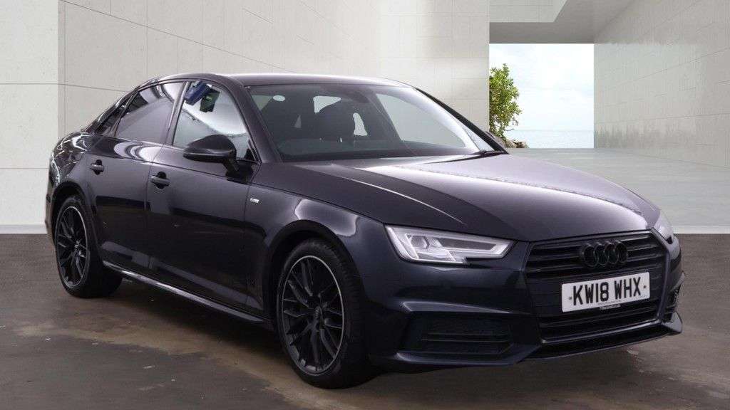 A 2018 AUDI A4 2.0 TDI Black Edition Saloon 4dr Diesel S Tronic Euro 6 (s/s) (150 ps) SERV A 2018 AUDI A4 2.0 TDI Black Edition Saloon 4dr Diesel S Tronic Euro 6 (s/s) (150 ps) SERV