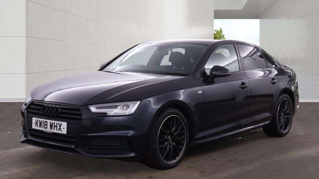 A 2018 AUDI A4 2.0 TDI Black Edition Saloon 4dr Diesel S Tronic Euro 6 (s/s) (150 ps) SERV A 2018 AUDI A4 2.0 TDI Black Edition Saloon 4dr Diesel S Tronic Euro 6 (s/s) (150 ps) SERV