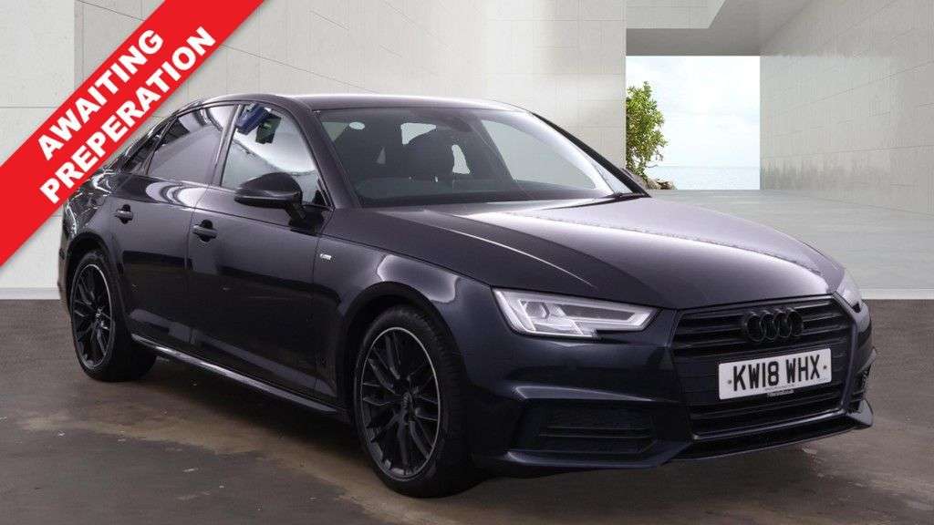 A 2018 AUDI A4 2.0 TDI Black Edition Saloon 4dr Diesel S Tronic Euro 6 (s/s) (150 ps) SERV A 2018 AUDI A4 2.0 TDI Black Edition Saloon 4dr Diesel S Tronic Euro 6 (s/s) (150 ps) SERV