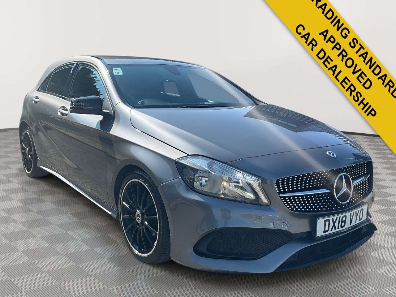 A 2018 MERCEDES-BENZ A CLASS 1.6 A200 AMG Line Hatchback 5dr Petrol 7G-DCT Euro 6 (s/s) (156 ps) LONG MO A 2018 MERCEDES-BENZ A CLASS 1.6 A200 AMG Line Hatchback 5dr Petrol 7G-DCT Euro 6 (s/s) (156 ps) LONG MO