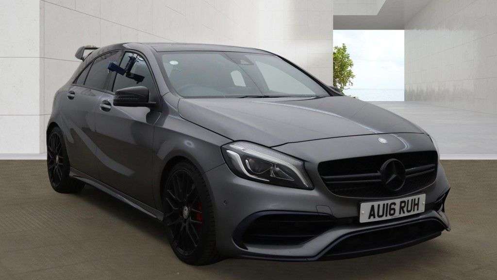 A 2016 MERCEDES-BENZ A CLASS 2.0 A45 AMG (Premium) Hatchback 5dr Petrol SpdS DCT 4MATIC Euro 6 (s/s) (38 A 2016 MERCEDES-BENZ A CLASS 2.0 A45 AMG (Premium) Hatchback 5dr Petrol SpdS DCT 4MATIC Euro 6 (s/s) (38