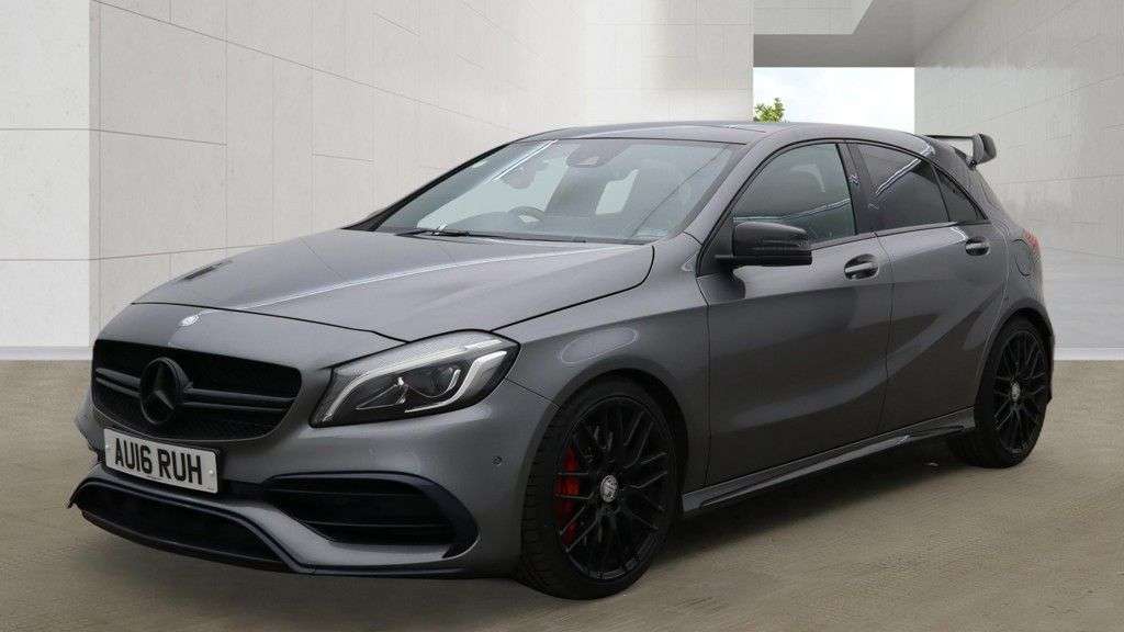 A 2016 MERCEDES-BENZ A CLASS 2.0 A45 AMG (Premium) Hatchback 5dr Petrol SpdS DCT 4MATIC Euro 6 (s/s) (38 A 2016 MERCEDES-BENZ A CLASS 2.0 A45 AMG (Premium) Hatchback 5dr Petrol SpdS DCT 4MATIC Euro 6 (s/s) (38