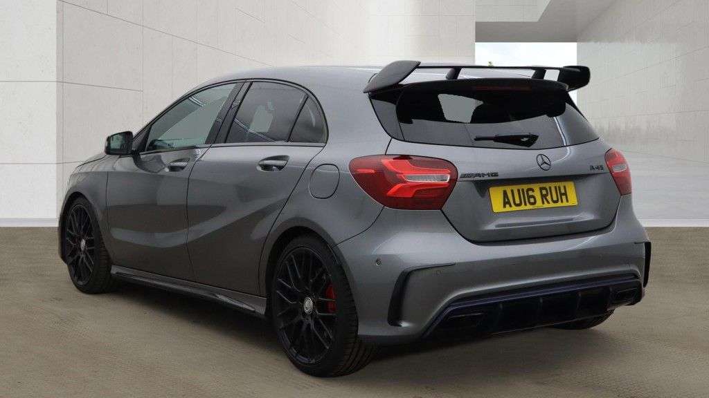 A 2016 MERCEDES-BENZ A CLASS 2.0 A45 AMG (Premium) Hatchback 5dr Petrol SpdS DCT 4MATIC Euro 6 (s/s) (38 A 2016 MERCEDES-BENZ A CLASS 2.0 A45 AMG (Premium) Hatchback 5dr Petrol SpdS DCT 4MATIC Euro 6 (s/s) (38