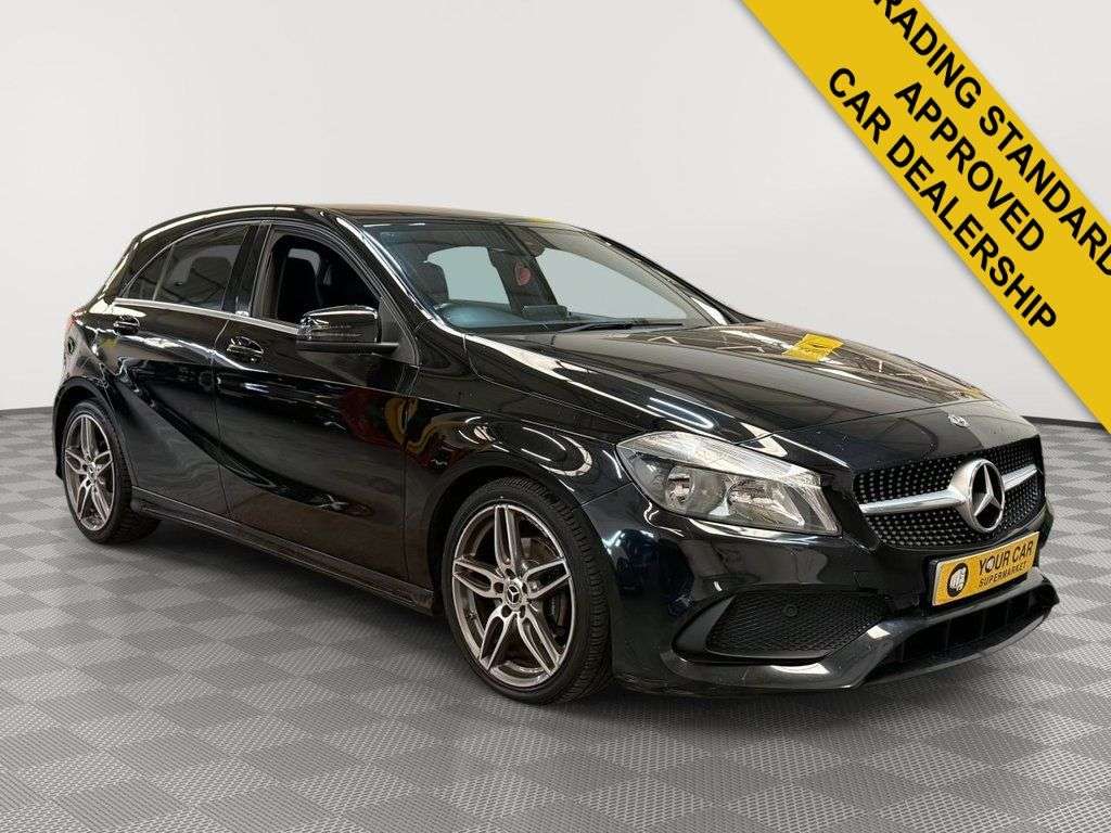 A 2016 MERCEDES-BENZ A CLASS 1.6 A180 AMG Line (Premium) Hatchback 5dr Petrol 7G-DCT Euro 6 (s/s) (122 p A 2016 MERCEDES-BENZ A CLASS 1.6 A180 AMG Line (Premium) Hatchback 5dr Petrol 7G-DCT Euro 6 (s/s) (122 p