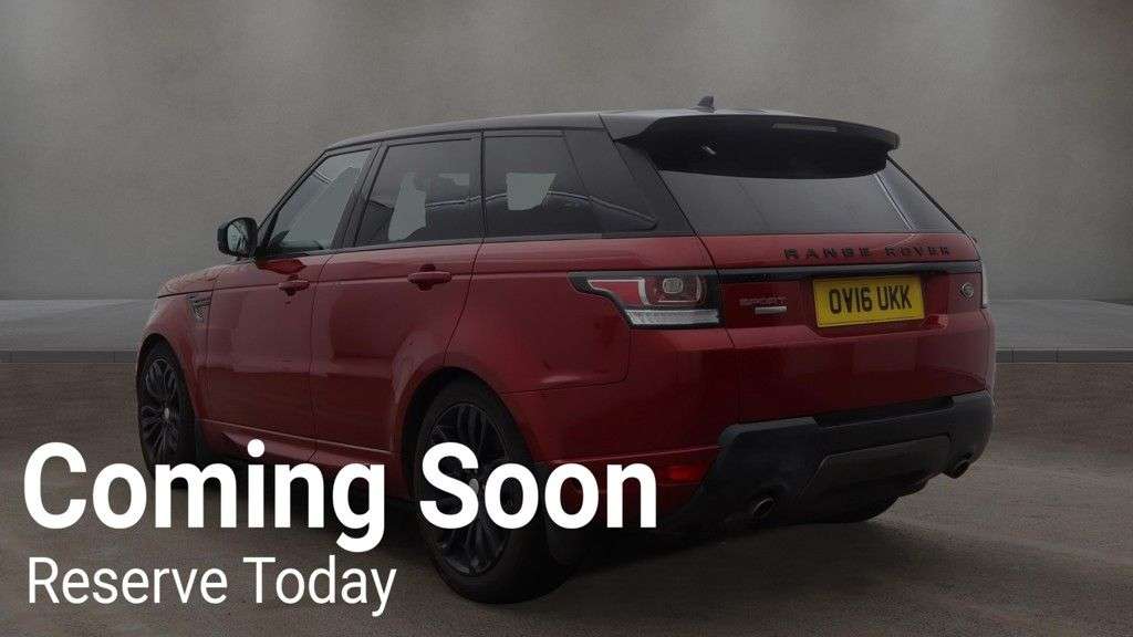 2016 LAND ROVER RANGE ROVER SPORT 2016 LAND ROVER RANGE ROVER SPORT