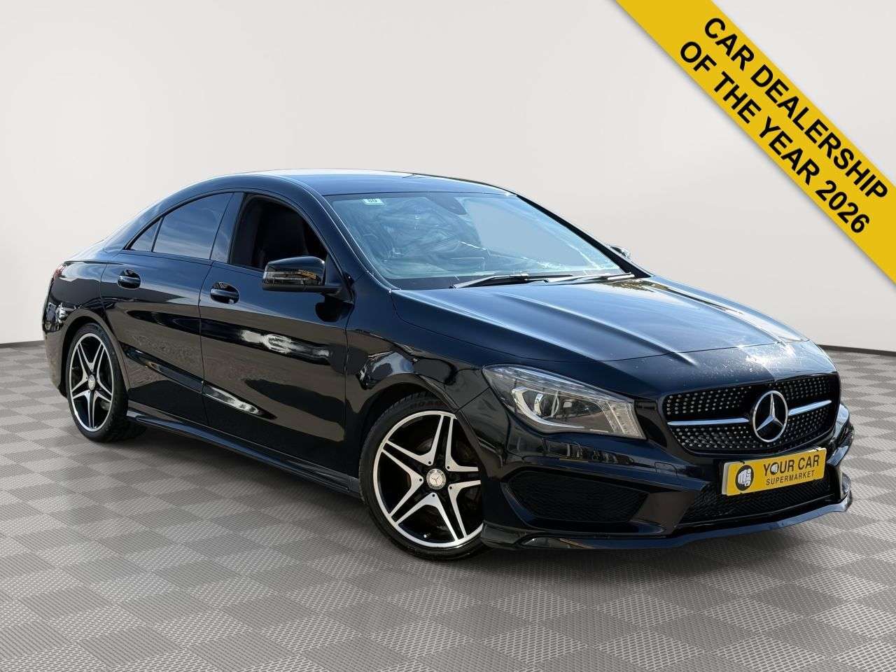 A 2015 MERCEDES-BENZ CLA 1.6 CLA180 AMG Sport Coupe 4dr Petrol Manual Euro 6 (s/s) (122 ps) Rear Cam A 2015 MERCEDES-BENZ CLA 1.6 CLA180 AMG Sport Coupe 4dr Petrol Manual Euro 6 (s/s) (122 ps) Rear Cam