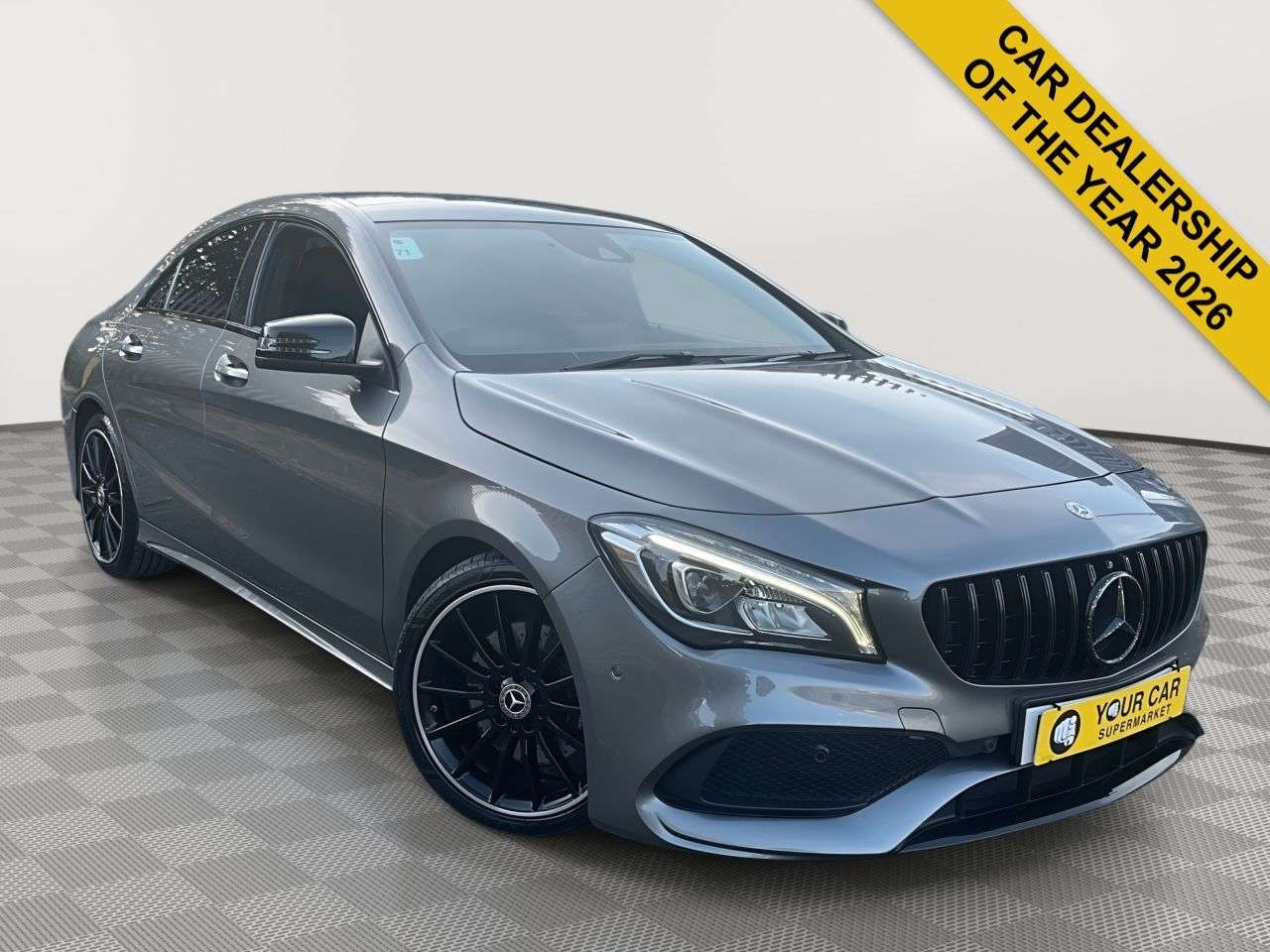 A 2018 MERCEDES-BENZ CLA 2.1 CLA220d AMG Line Night Edition (Plus) Coupe 4dr Diesel 7G-DCT Euro 6 (s A 2018 MERCEDES-BENZ CLA 2.1 CLA220d AMG Line Night Edition (Plus) Coupe 4dr Diesel 7G-DCT Euro 6 (s