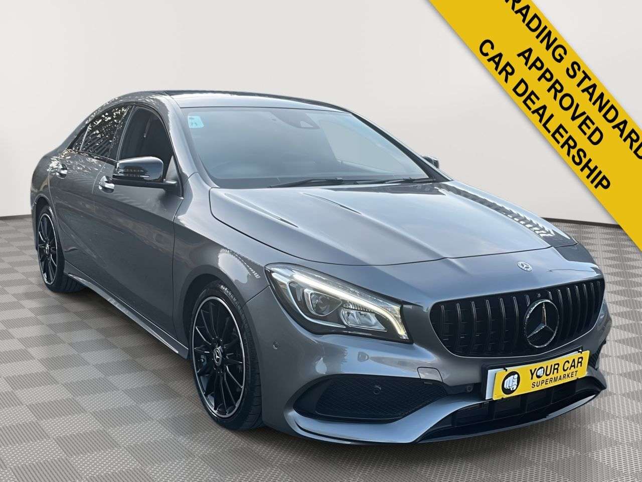 A 2018 MERCEDES-BENZ CLA 2.1 CLA220d AMG Line Night Edition (Plus) Coupe 4dr Diesel 7G-DCT Euro 6 (s A 2018 MERCEDES-BENZ CLA 2.1 CLA220d AMG Line Night Edition (Plus) Coupe 4dr Diesel 7G-DCT Euro 6 (s