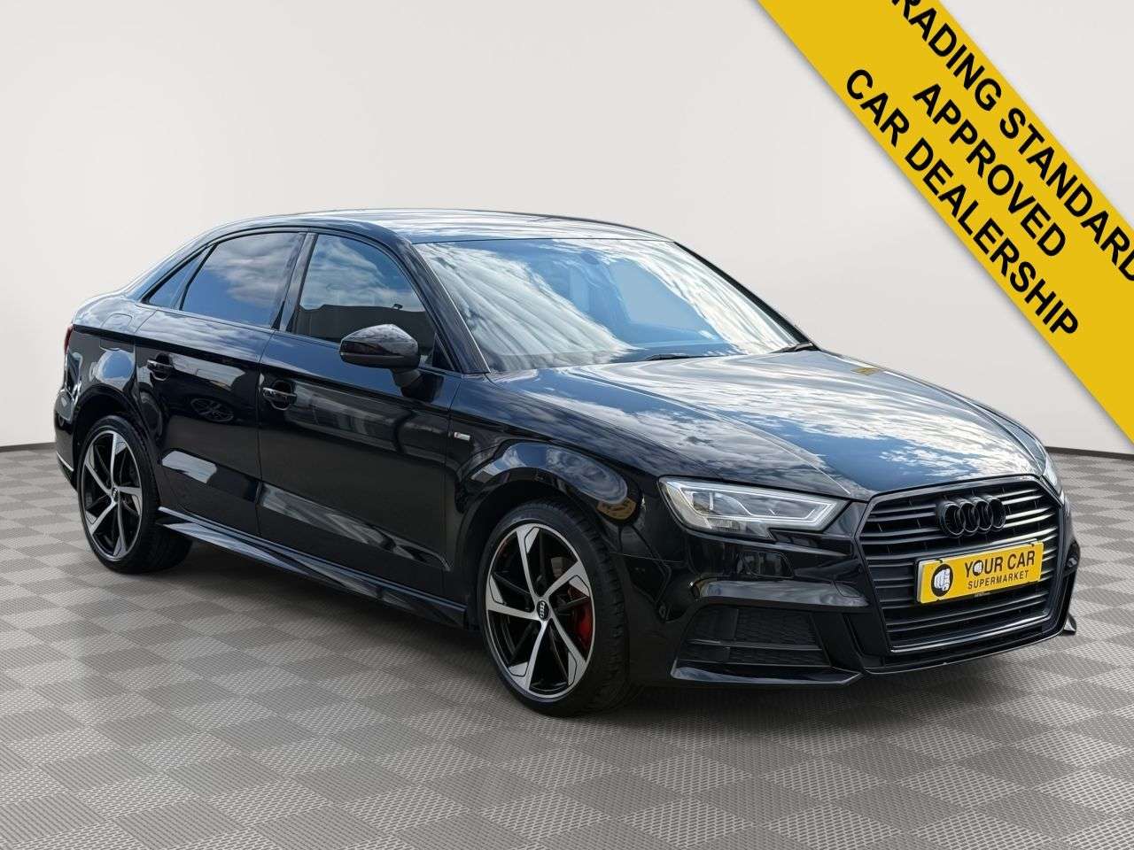 A 2019 AUDI A3 1.0 TFSI 30 Black Edition Saloon 4dr Petrol Manual Euro 6 (s/s) (116 ps) 18 A 2019 AUDI A3 1.0 TFSI 30 Black Edition Saloon 4dr Petrol Manual Euro 6 (s/s) (116 ps) 18