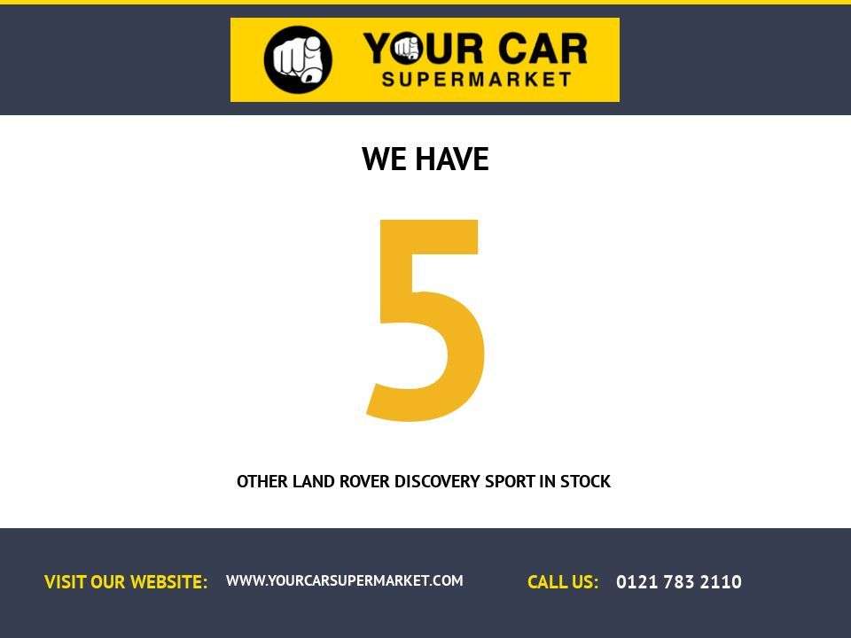 2018 LAND ROVER DISCOVERY SPORT 2018 LAND ROVER DISCOVERY SPORT
