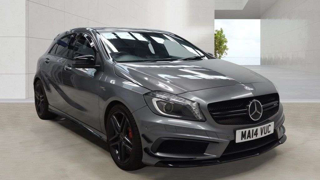 A 2014 MERCEDES-BENZ A CLASS 2.0 A45 AMG Hatchback 5dr Petrol SpdS DCT 4MATIC Euro 6 (s/s) (360 ps) 18" A 2014 MERCEDES-BENZ A CLASS 2.0 A45 AMG Hatchback 5dr Petrol SpdS DCT 4MATIC Euro 6 (s/s) (360 ps) 18"