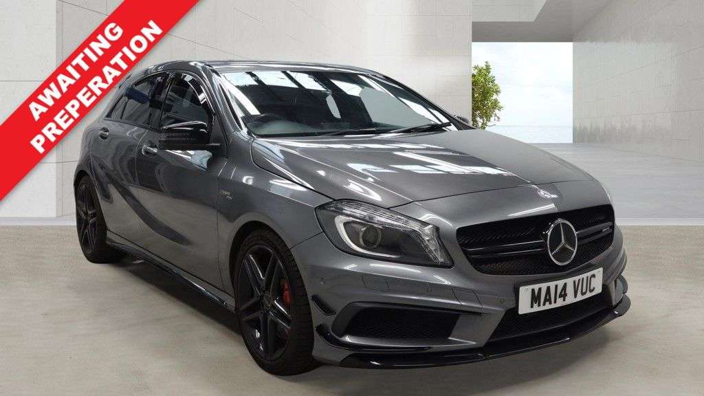 A 2014 MERCEDES-BENZ A CLASS 2.0 A45 AMG Hatchback 5dr Petrol SpdS DCT 4MATIC Euro 6 (s/s) (360 ps) 18" A 2014 MERCEDES-BENZ A CLASS 2.0 A45 AMG Hatchback 5dr Petrol SpdS DCT 4MATIC Euro 6 (s/s) (360 ps) 18"