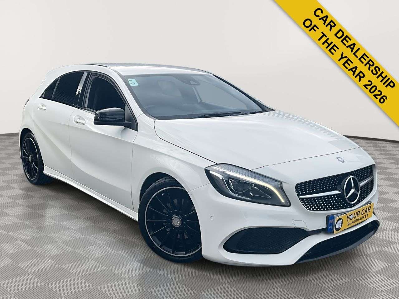 A 2016 MERCEDES-BENZ A CLASS 1.6 A180 AMG Line (Premium) Hatchback 5dr Petrol 7G-DCT Euro 6 (s/s) (122 p A 2016 MERCEDES-BENZ A CLASS 1.6 A180 AMG Line (Premium) Hatchback 5dr Petrol 7G-DCT Euro 6 (s/s) (122 p