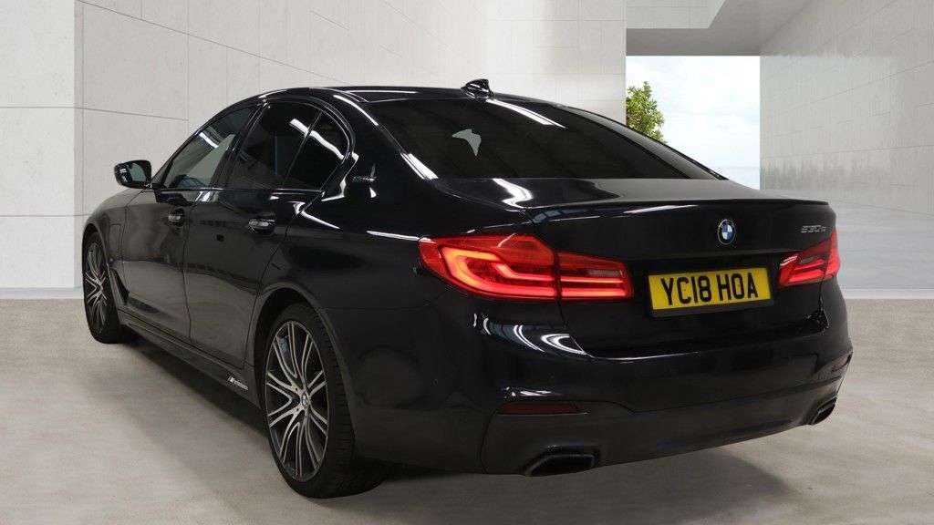 A 2018 BMW 5 SERIES 2.0 530e 9.2kWh M Sport Saloon 4dr Petrol Plug-in Hybrid Auto Euro 6 (s/s) A 2018 BMW 5 SERIES 2.0 530e 9.2kWh M Sport Saloon 4dr Petrol Plug-in Hybrid Auto Euro 6 (s/s)