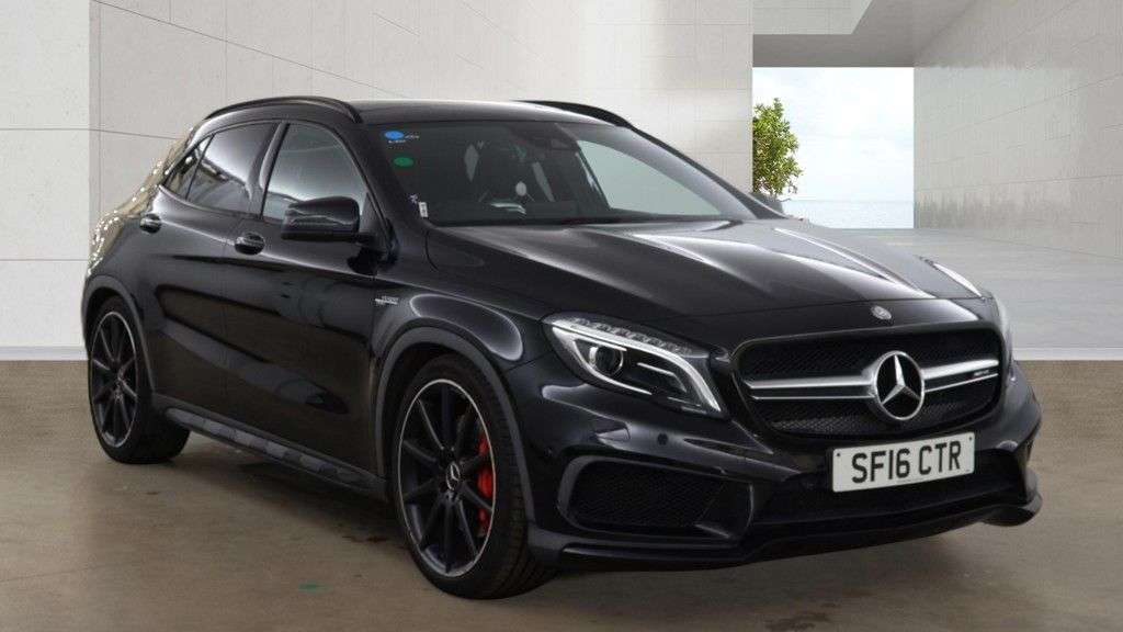 A 2016 MERCEDES-BENZ GLA 2.0 GLA45 AMG (Premium) SUV 5dr Petrol SpdS DCT 4MATIC Euro 6 (s/s) (381 ps A 2016 MERCEDES-BENZ GLA 2.0 GLA45 AMG (Premium) SUV 5dr Petrol SpdS DCT 4MATIC Euro 6 (s/s) (381 ps