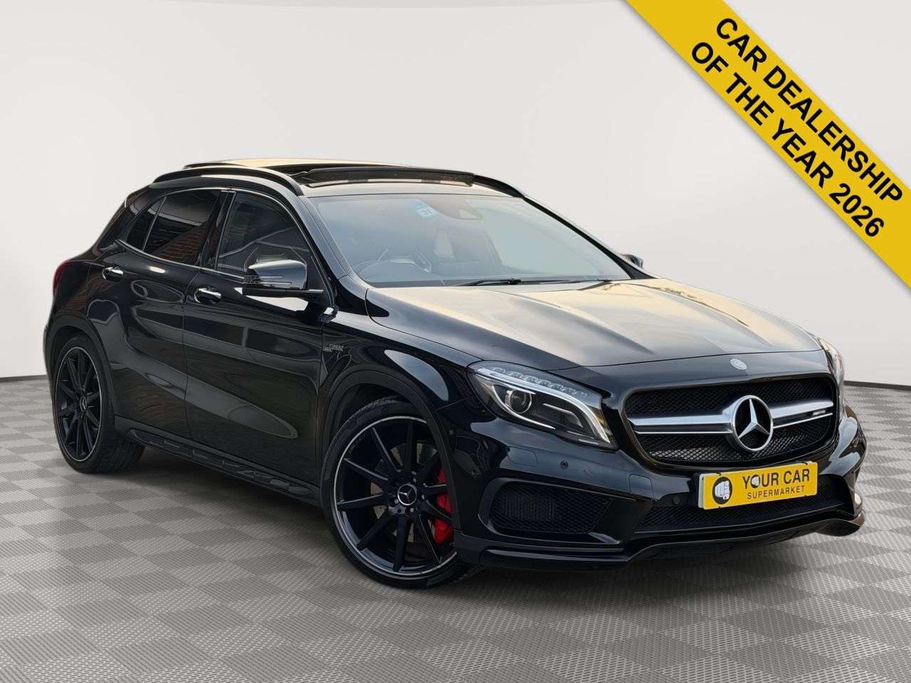 A 2016 MERCEDES-BENZ GLA 2.0 GLA45 AMG (Premium) SUV 5dr Petrol SpdS DCT 4MATIC Euro 6 (s/s) (381 ps A 2016 MERCEDES-BENZ GLA 2.0 GLA45 AMG (Premium) SUV 5dr Petrol SpdS DCT 4MATIC Euro 6 (s/s) (381 ps
