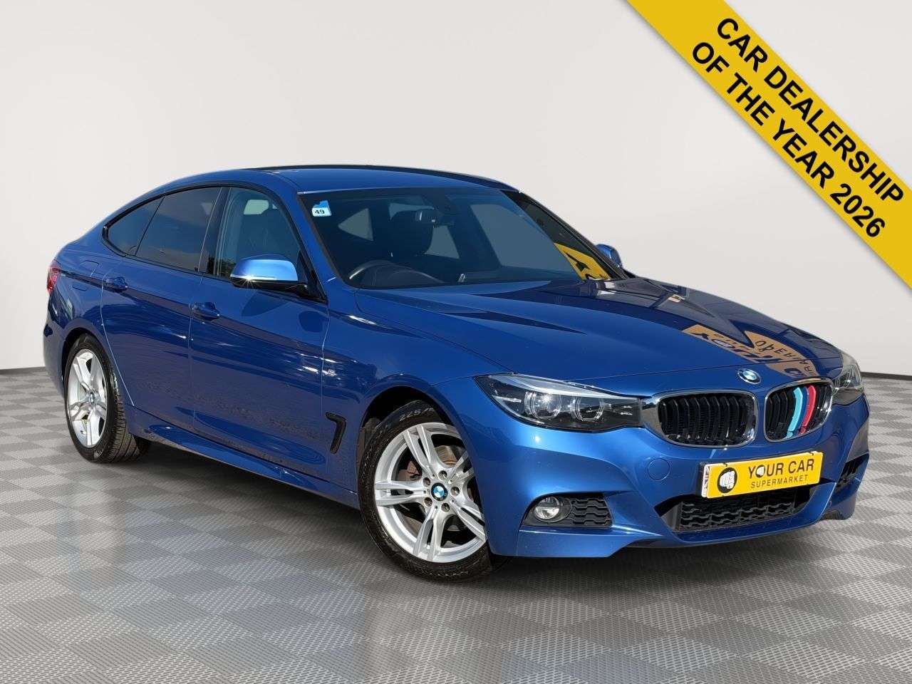 A 2018 BMW 3 SERIES GRAN TURISMO 2.0 320d M Sport GT 5dr Diesel Auto Euro 6 (s/s) (190 ps) 2 KEYS/ ESTORIL B A 2018 BMW 3 SERIES GRAN TURISMO 2.0 320d M Sport GT 5dr Diesel Auto Euro 6 (s/s) (190 ps) 2 KEYS/ ESTORIL B
