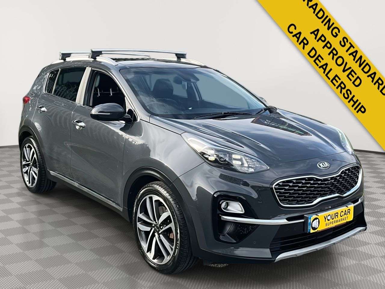 A 2019 KIA SPORTAGE 1.6 CRDi 4 SUV 5dr Diesel DCT Euro 6 (s/s) (134 bhp) ROOF RACK / 2 KEYS / H A 2019 KIA SPORTAGE 1.6 CRDi 4 SUV 5dr Diesel DCT Euro 6 (s/s) (134 bhp) ROOF RACK / 2 KEYS / H