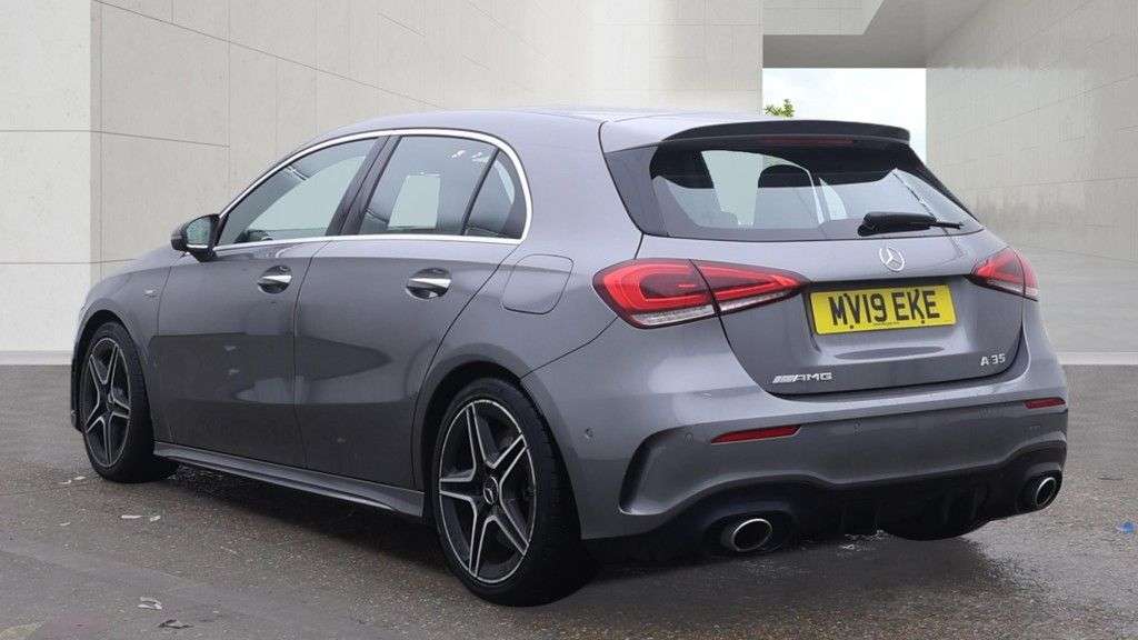 A 2019 MERCEDES-BENZ A CLASS 2.0 A35 AMG (Premium Plus) Hatchback 5dr Petrol SpdS DCT 4MATIC Euro 6 (s/s A 2019 MERCEDES-BENZ A CLASS 2.0 A35 AMG (Premium Plus) Hatchback 5dr Petrol SpdS DCT 4MATIC Euro 6 (s/s
