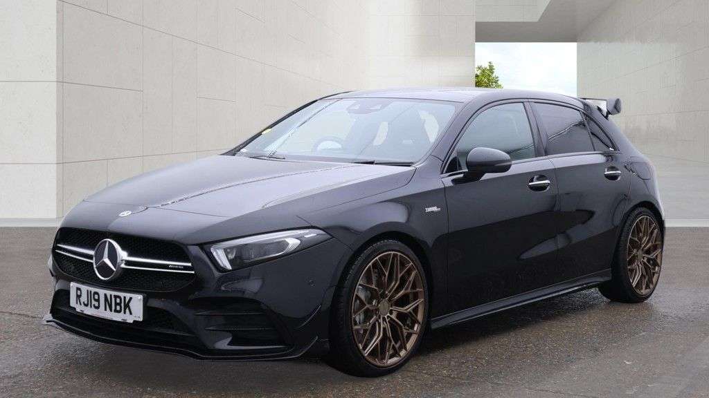 A 2019 MERCEDES-BENZ A CLASS 2.0 A35 AMG (Premium Plus) Hatchback 5dr Petrol SpdS DCT 4MATIC Euro 6 (s/s A 2019 MERCEDES-BENZ A CLASS 2.0 A35 AMG (Premium Plus) Hatchback 5dr Petrol SpdS DCT 4MATIC Euro 6 (s/s