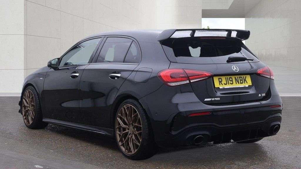 A 2019 MERCEDES-BENZ A CLASS 2.0 A35 AMG (Premium Plus) Hatchback 5dr Petrol SpdS DCT 4MATIC Euro 6 (s/s A 2019 MERCEDES-BENZ A CLASS 2.0 A35 AMG (Premium Plus) Hatchback 5dr Petrol SpdS DCT 4MATIC Euro 6 (s/s