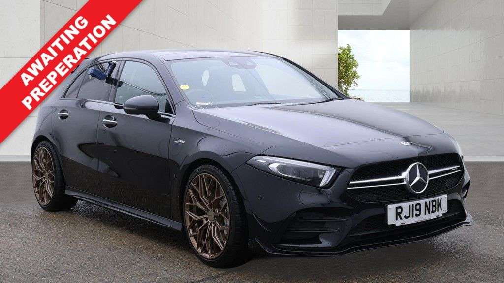 A 2019 MERCEDES-BENZ A CLASS 2.0 A35 AMG (Premium Plus) Hatchback 5dr Petrol SpdS DCT 4MATIC Euro 6 (s/s A 2019 MERCEDES-BENZ A CLASS 2.0 A35 AMG (Premium Plus) Hatchback 5dr Petrol SpdS DCT 4MATIC Euro 6 (s/s
