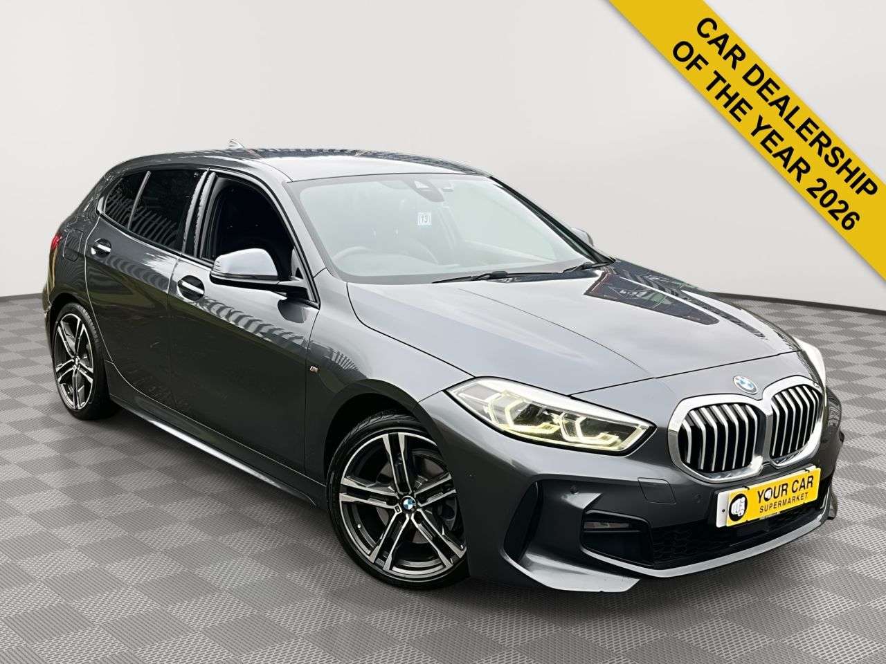 A 2021 BMW 1 SERIES 1.5 118i M Sport Hatchback 5dr Petrol DCT Euro 6 (s/s) (136 ps) 18" ALLOYS A 2021 BMW 1 SERIES 1.5 118i M Sport Hatchback 5dr Petrol DCT Euro 6 (s/s) (136 ps) 18" ALLOYS
