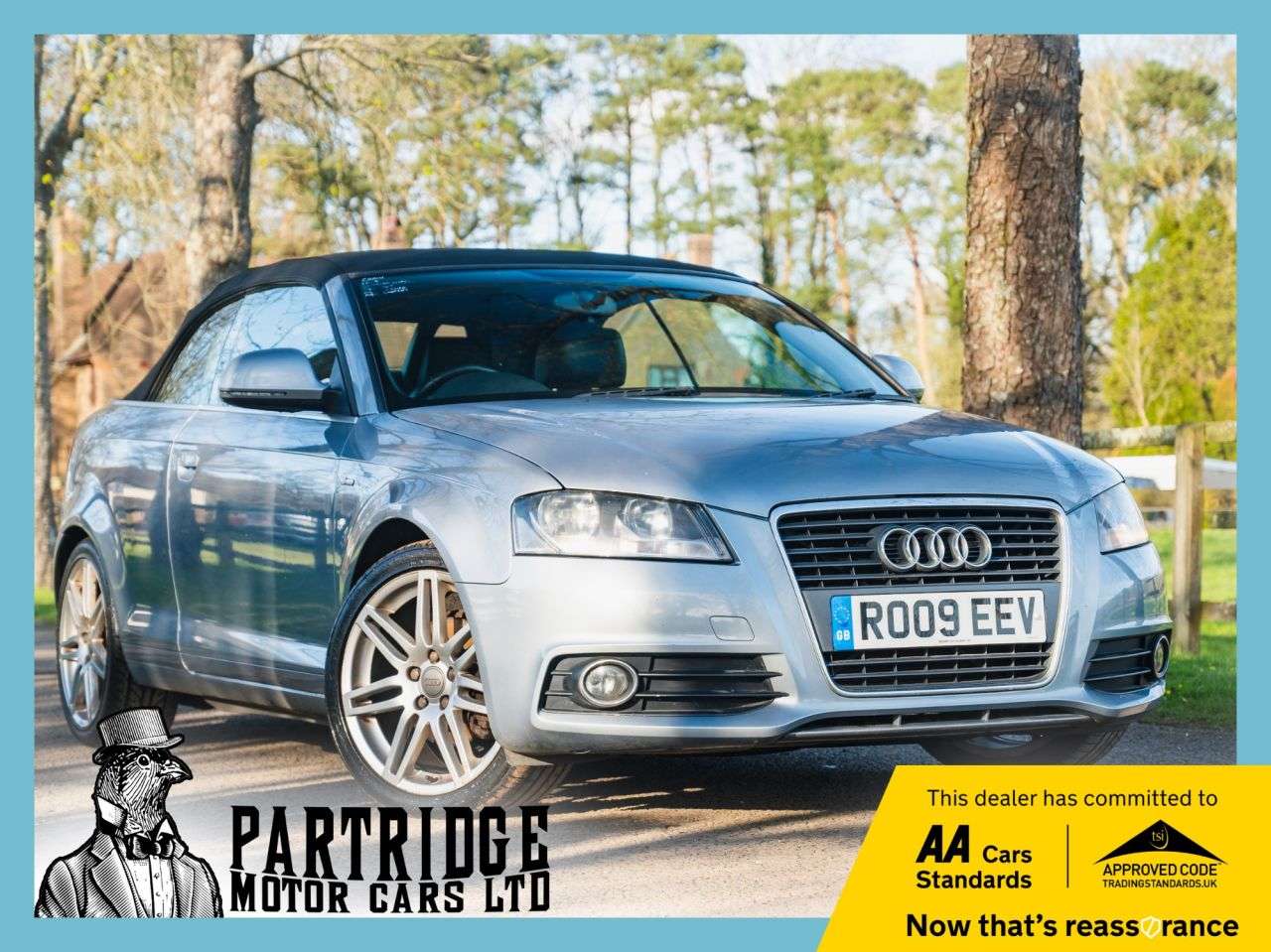 A 2009 AUDI A3 CABRIOLET 1.8 TFSI S line Convertible 2dr Petrol Manual Euro 4 (160 ps) A 2009 AUDI A3 CABRIOLET 1.8 TFSI S line Convertible 2dr Petrol Manual Euro 4 (160 ps)
