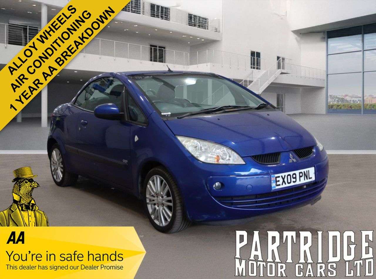 A 2009 MITSUBISHI COLT CABRIOLET 1.5 CZC3 Convertible 2dr Petrol Manual (157 g/km, 107 bhp) AIR CON, PARKING A 2009 MITSUBISHI COLT CABRIOLET 1.5 CZC3 Convertible 2dr Petrol Manual (157 g/km, 107 bhp) AIR CON, PARKING