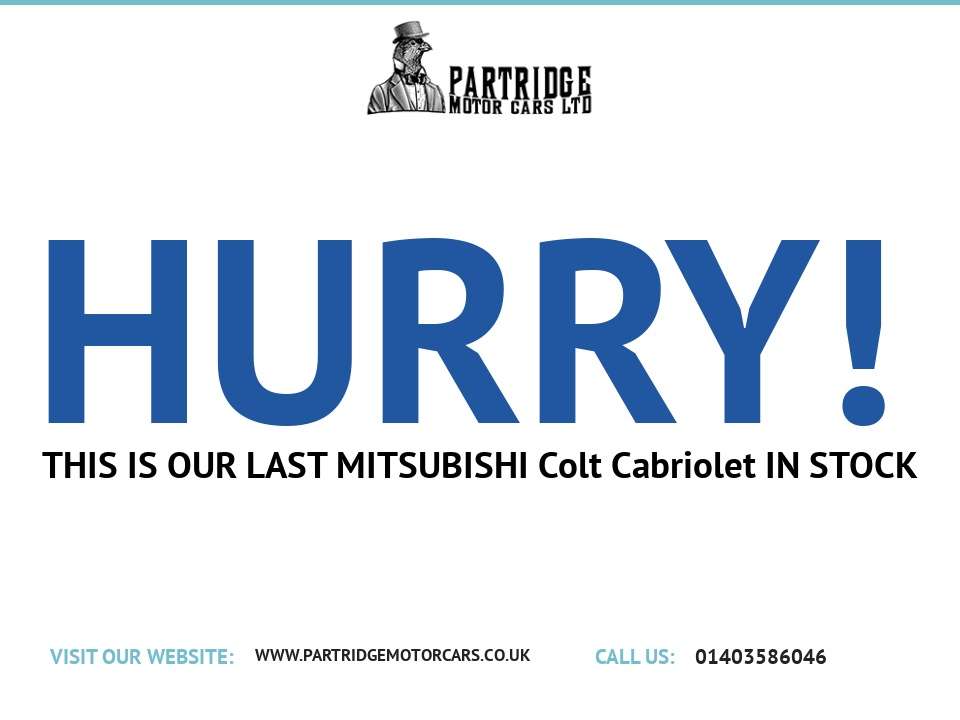 2009 MITSUBISHI COLT CABRIOLET 2009 MITSUBISHI COLT CABRIOLET