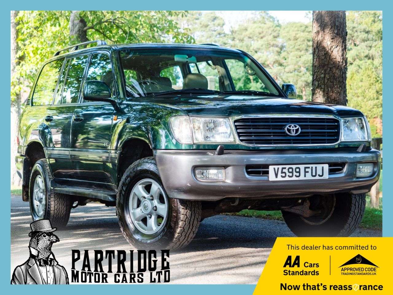 A 1999 TOYOTA LAND CRUISER 4.2 TD GX SUV 5dr Diesel Automatic (340 g/km, 201 bhp) TILT SLIDE SUNROOF, A 1999 TOYOTA LAND CRUISER 4.2 TD GX SUV 5dr Diesel Automatic (340 g/km, 201 bhp) TILT SLIDE SUNROOF,