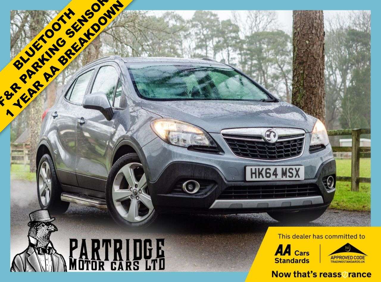 A 2015 VAUXHALL MOKKA 1.4T Exclusiv SUV 5dr Petrol Manual 2WD Euro 5 (s/s) (140 ps) FRONT & REAR A 2015 VAUXHALL MOKKA 1.4T Exclusiv SUV 5dr Petrol Manual 2WD Euro 5 (s/s) (140 ps) FRONT & REAR