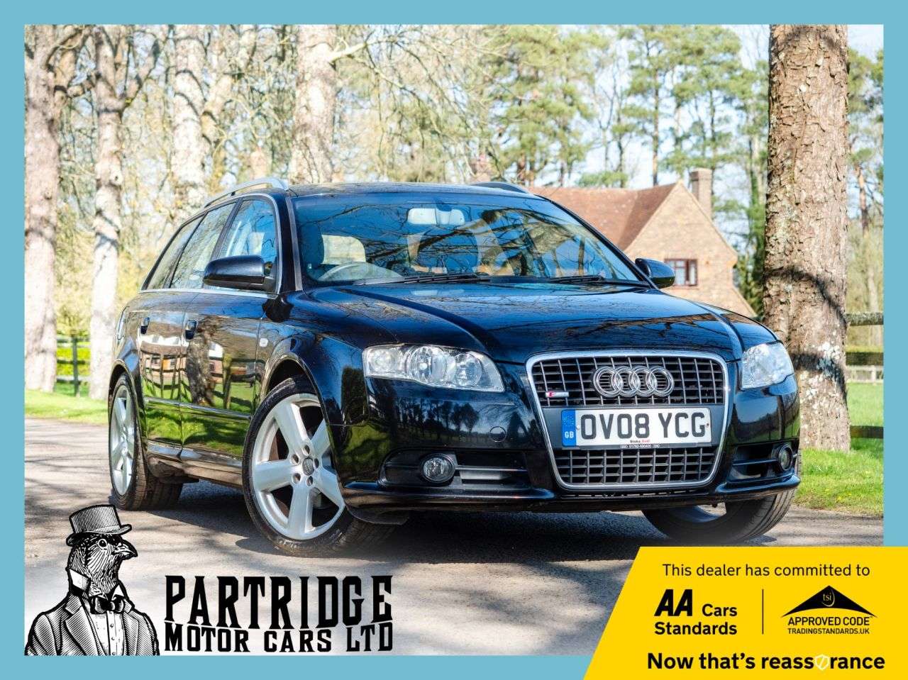 A 2008 AUDI A4 AVANT 2.0 TDI S line Estate 5dr Diesel CVT (173 g/km, 138 bhp) SAT NAV, PARKING S A 2008 AUDI A4 AVANT 2.0 TDI S line Estate 5dr Diesel CVT (173 g/km, 138 bhp) SAT NAV, PARKING S