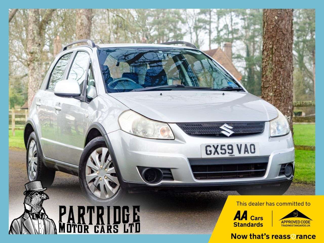 A 2009 SUZUKI SX4 1.6 16V GL SUV 5dr Petrol Manual Euro 4 (106 ps) AIR CON, PARKING SNSRS, 2 A 2009 SUZUKI SX4 1.6 16V GL SUV 5dr Petrol Manual Euro 4 (106 ps) AIR CON, PARKING SNSRS, 2