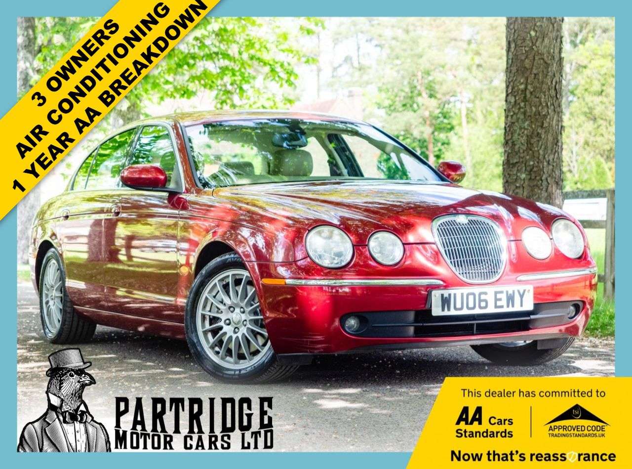 A 2006 JAGUAR S-TYPE 2.7D V6 SE Saloon 4dr Diesel Automatic (208 g/km, 206 bhp) AIR CON, PARKING A 2006 JAGUAR S-TYPE 2.7D V6 SE Saloon 4dr Diesel Automatic (208 g/km, 206 bhp) AIR CON, PARKING