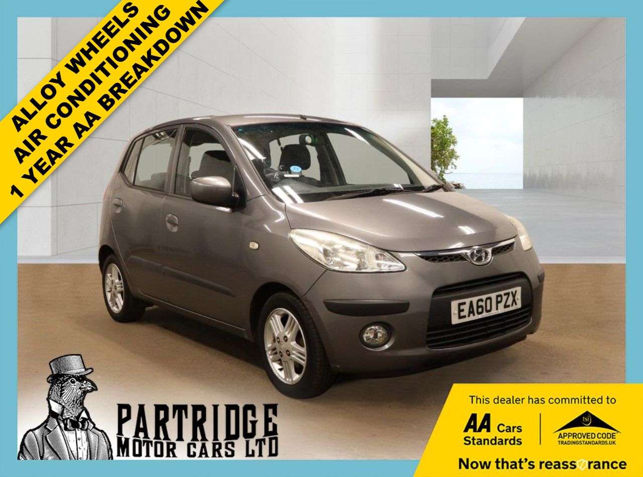 A 2010 HYUNDAI I10 1.2 Comfort Hatchback 5dr Petrol Manual Euro 4 (77 bhp) AIR CON, ALLOYS, EL A 2010 HYUNDAI I10 1.2 Comfort Hatchback 5dr Petrol Manual Euro 4 (77 bhp) AIR CON, ALLOYS, EL