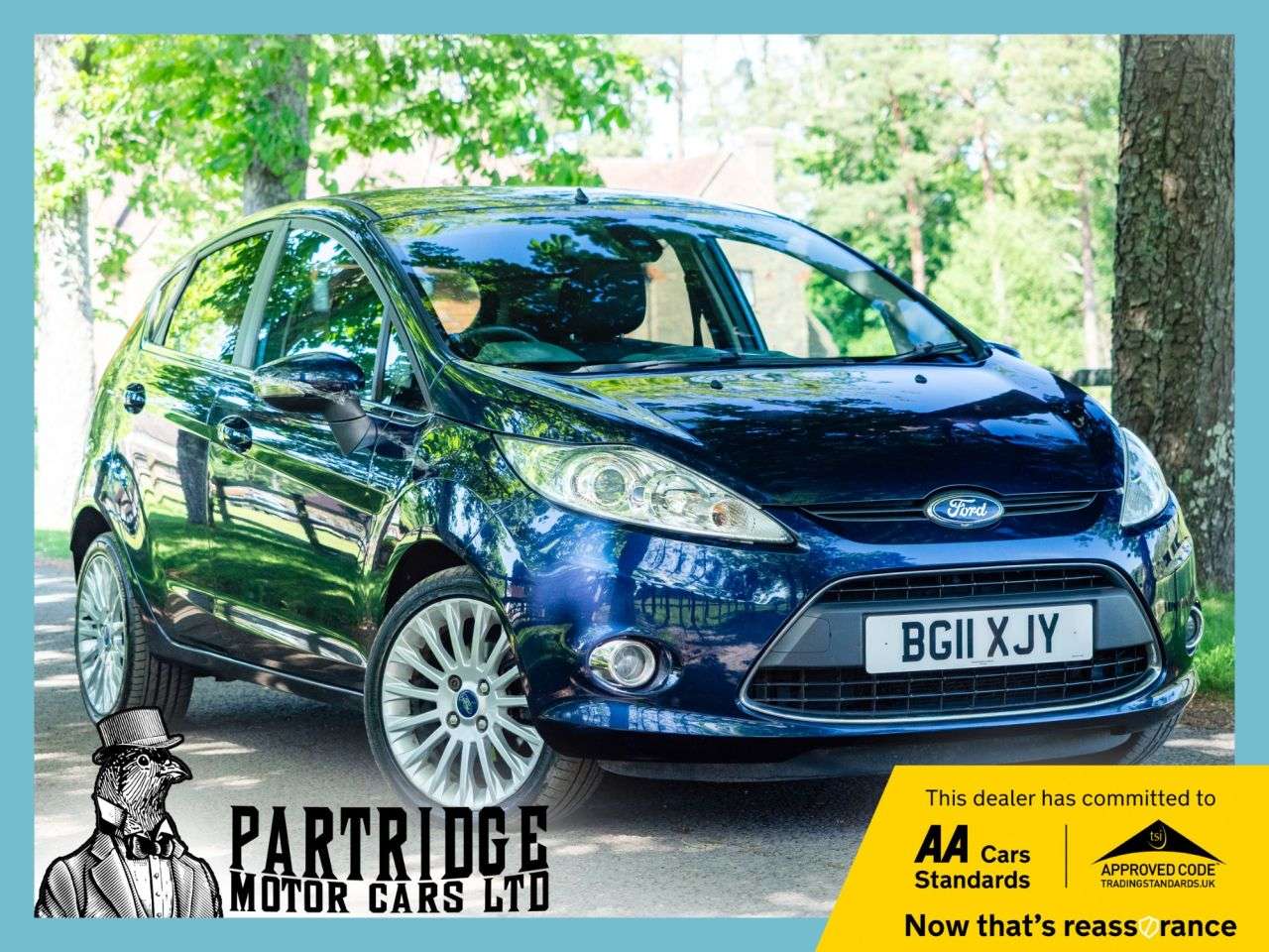 A 2011 FORD FIESTA 1.4 Titanium Hatchback 5dr Petrol Manual (133 g/km, 94 bhp) PARKING SNSRS, A 2011 FORD FIESTA 1.4 Titanium Hatchback 5dr Petrol Manual (133 g/km, 94 bhp) PARKING SNSRS,