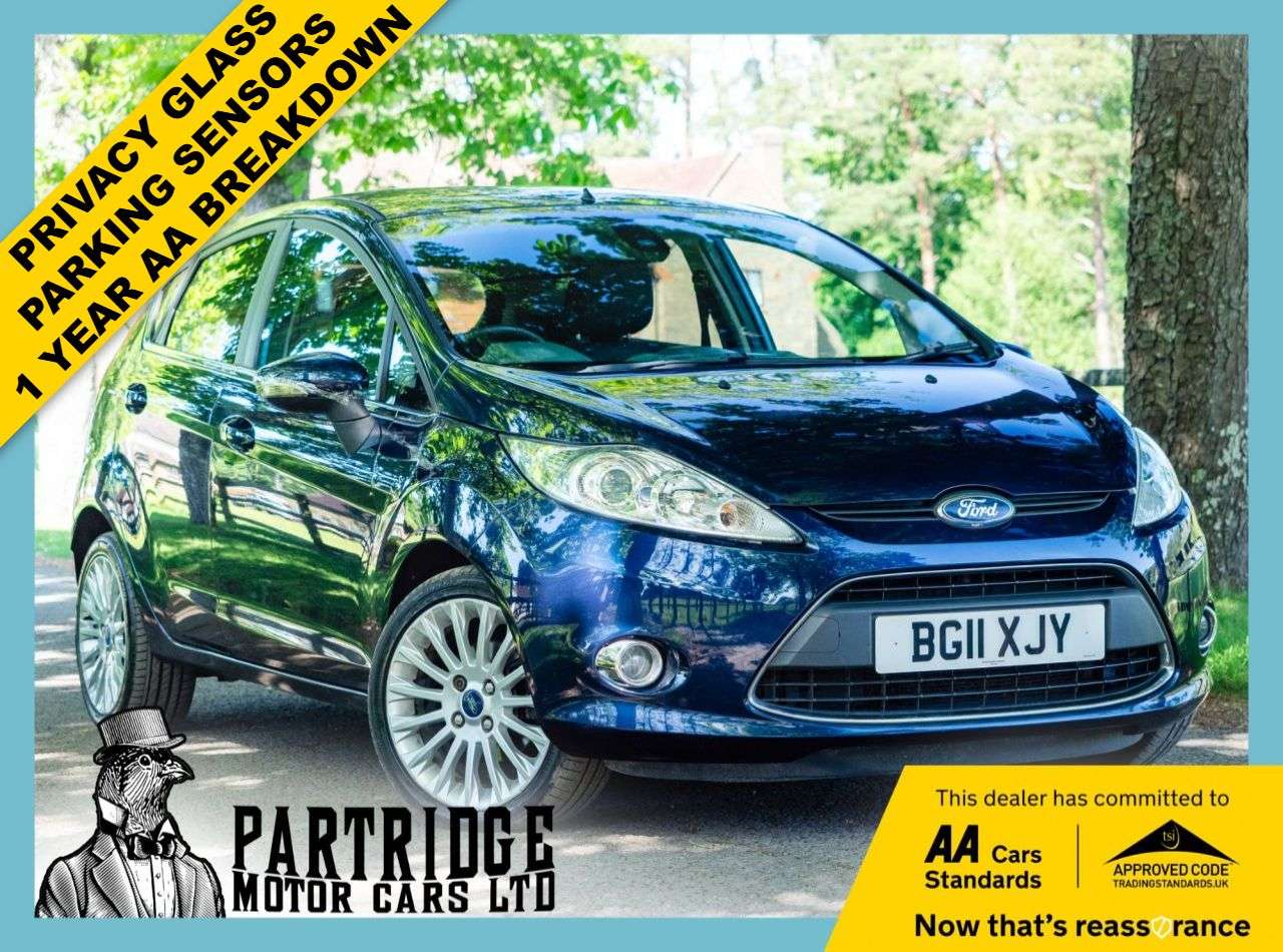 A 2011 FORD FIESTA 1.4 Titanium Hatchback 5dr Petrol Manual (133 g/km, 94 bhp) PARKING SNSRS, A 2011 FORD FIESTA 1.4 Titanium Hatchback 5dr Petrol Manual (133 g/km, 94 bhp) PARKING SNSRS,
