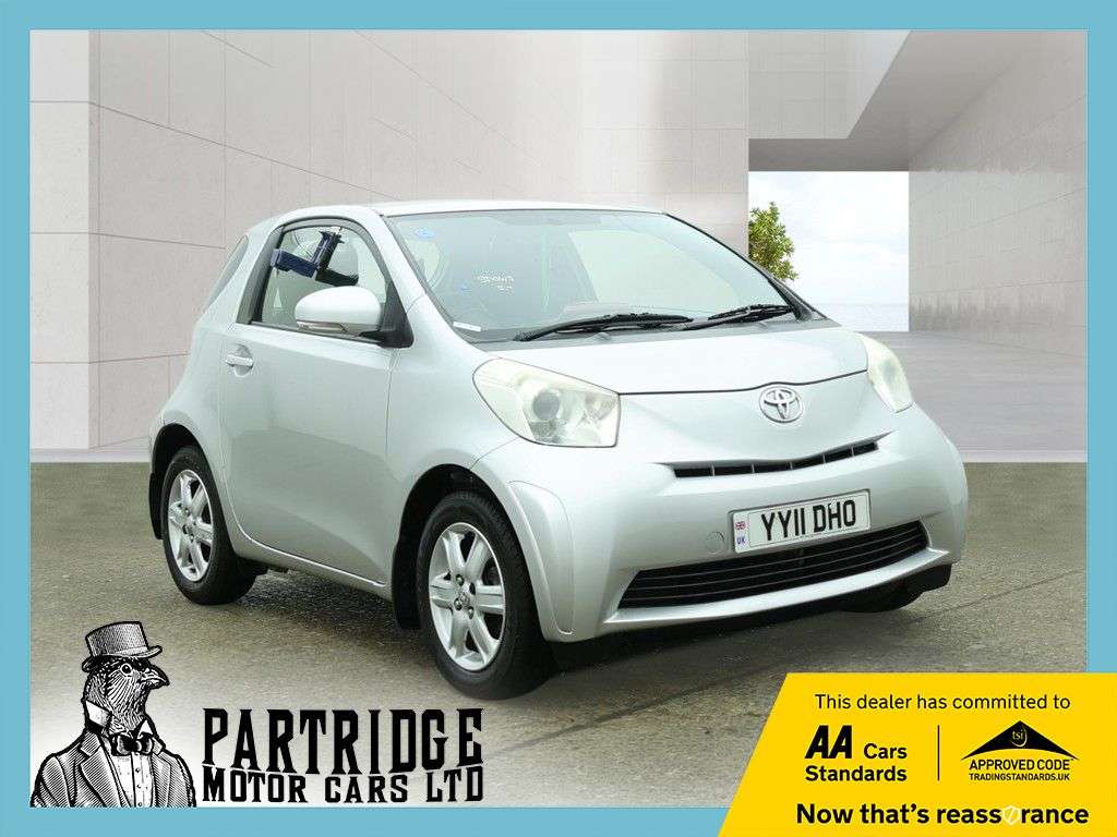 A 2011 TOYOTA IQ 1.0 VVT-i Hatchback 3dr Petrol Manual Euro 5 (68 ps) LOW MILES, ALLOYS, AIR A 2011 TOYOTA IQ 1.0 VVT-i Hatchback 3dr Petrol Manual Euro 5 (68 ps) LOW MILES, ALLOYS, AIR