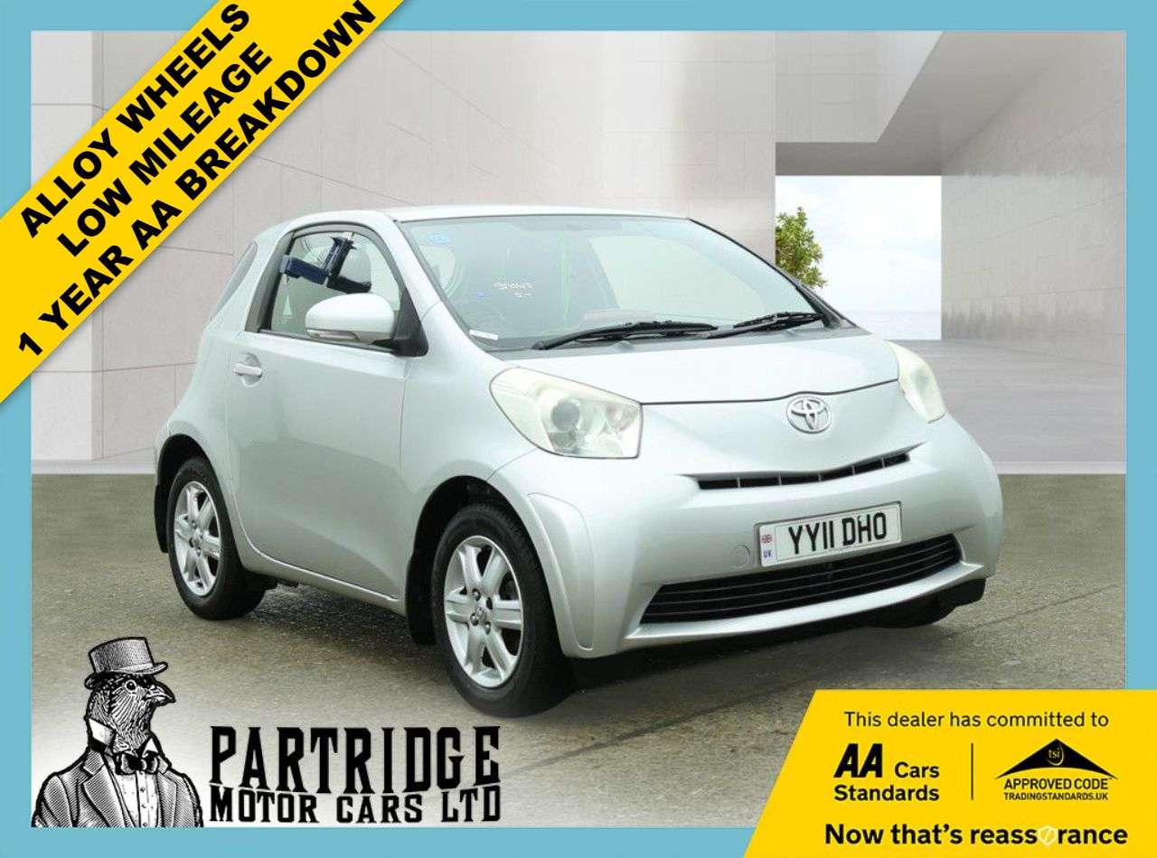 A 2011 TOYOTA IQ 1.0 VVT-i Hatchback 3dr Petrol Manual Euro 5 (68 ps) LOW MILES, ALLOYS, AIR A 2011 TOYOTA IQ 1.0 VVT-i Hatchback 3dr Petrol Manual Euro 5 (68 ps) LOW MILES, ALLOYS, AIR